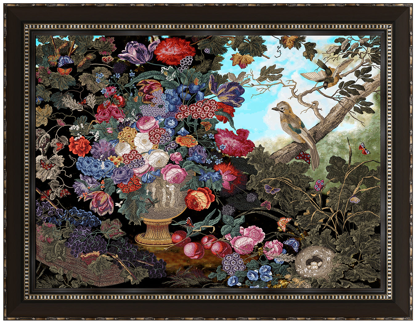 Bird and Flower Still Life