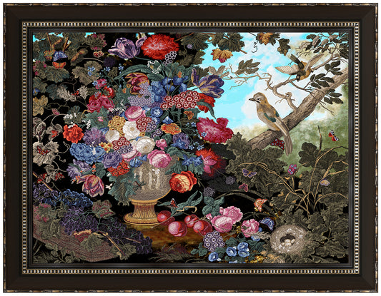 Bird and Flower Still Life
